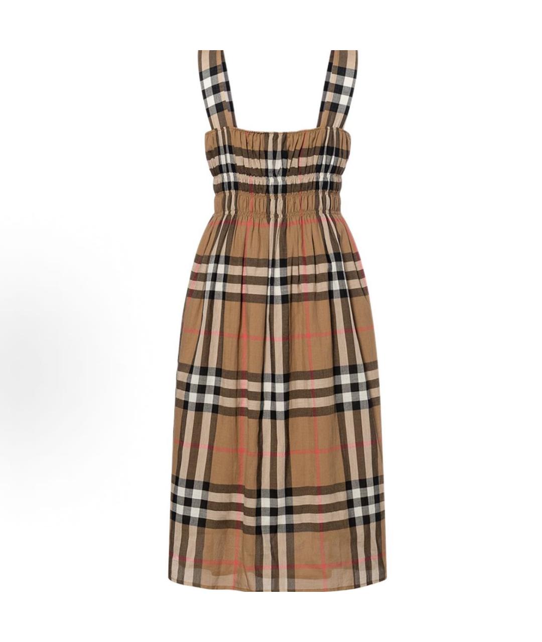 BURBERRY Коричневое повседневное платье, фото 2