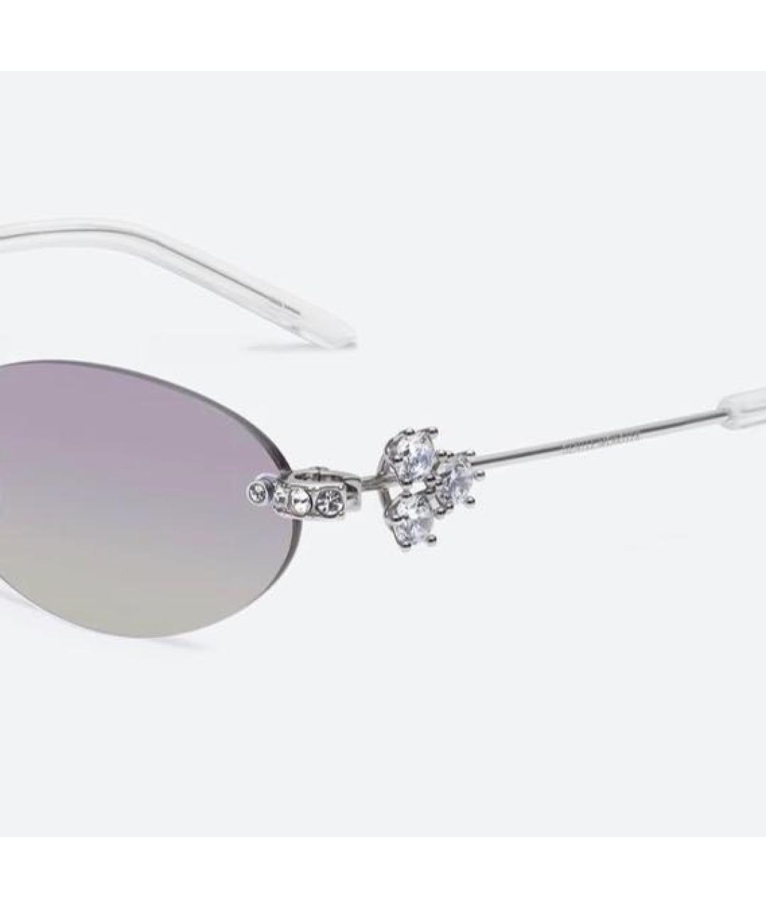 GENTLE MONSTER Серебряные металлические солнцезащитные очки, фото 3