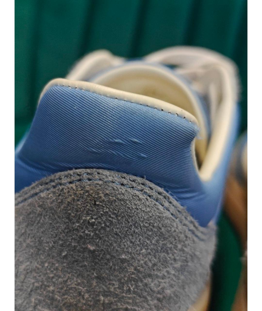 VALENTINO Голубые текстильные кеды, фото 5