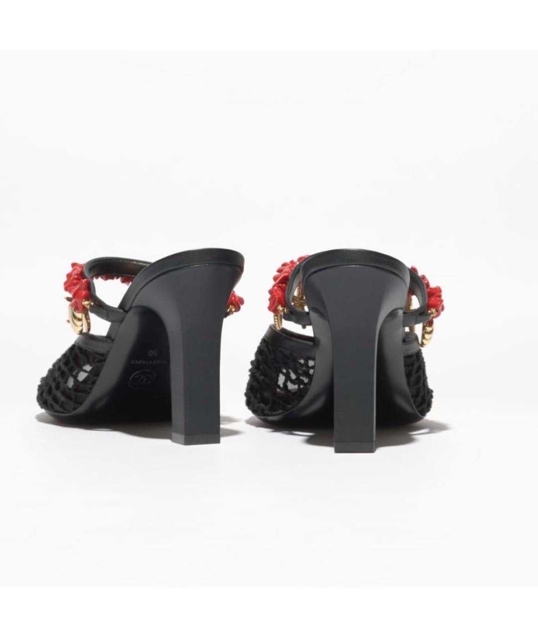 CHANEL Черные мюли, фото 3