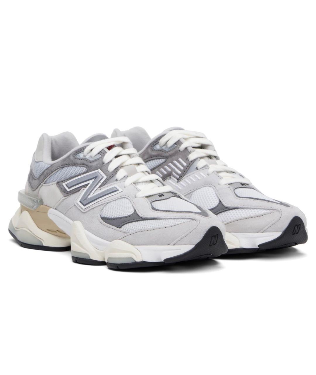 NEW BALANCE Серые замшевые кроссовки, фото 5