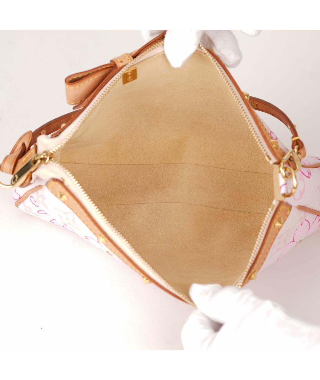 LOUIS VUITTON Розовая сумка с короткими ручками, фото 7