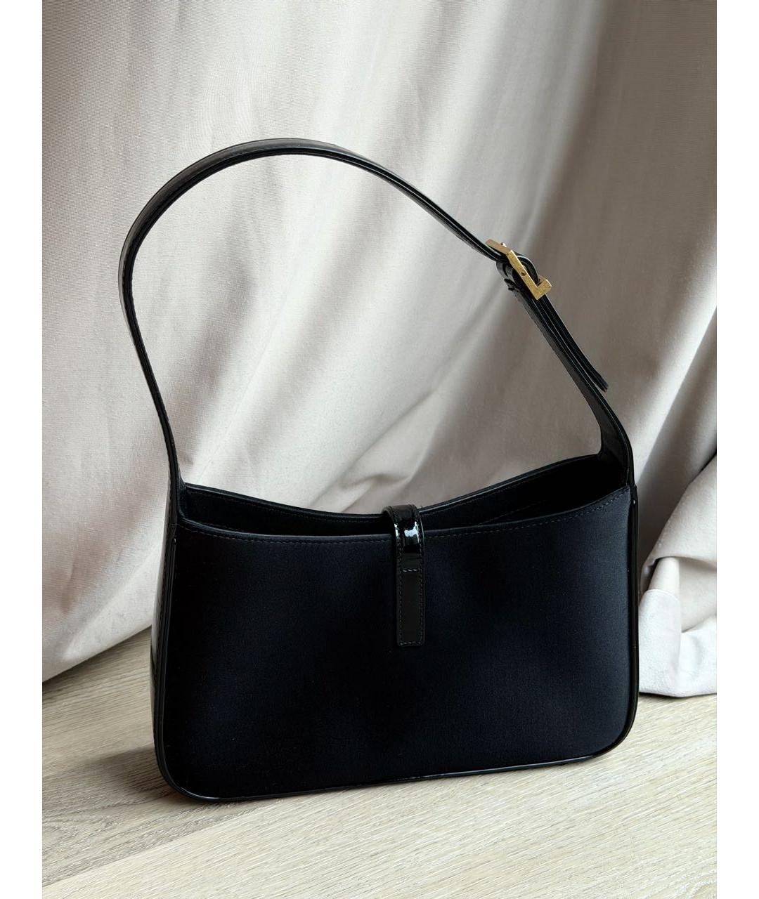 SAINT LAURENT Черная сумка с короткими ручками, фото 3