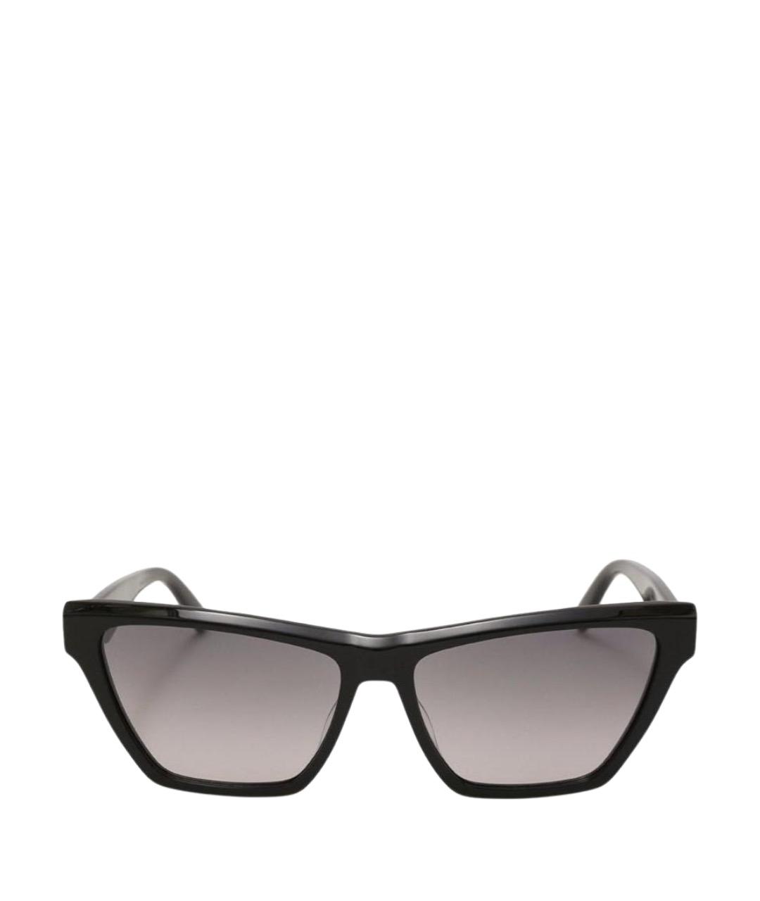 SAINT LAURENT Черные пластиковые солнцезащитные очки, фото 1