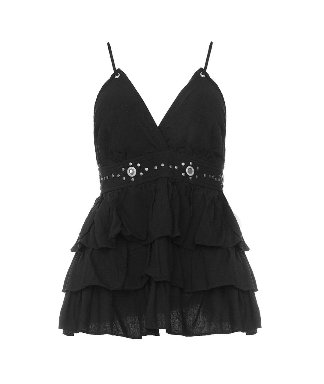 DOLCE&GABBANA Черная хлопковая майка, фото 8