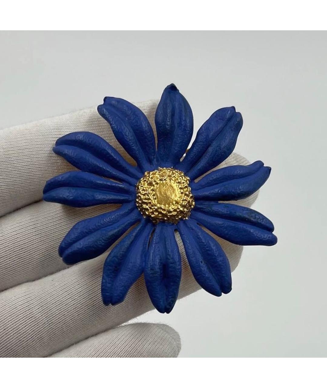 KENZO Синяя металлическая булавка / брошь, фото 2