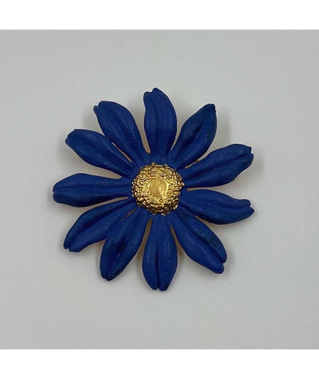 KENZO Синяя металлическая булавка / брошь, фото 6