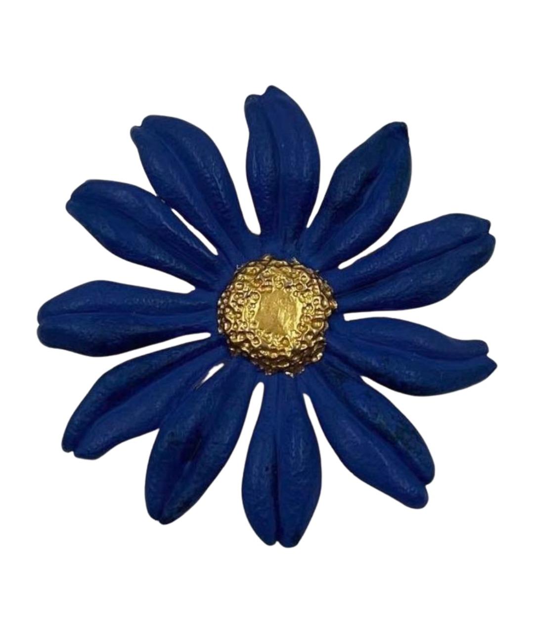 KENZO Синяя металлическая булавка / брошь, фото 1
