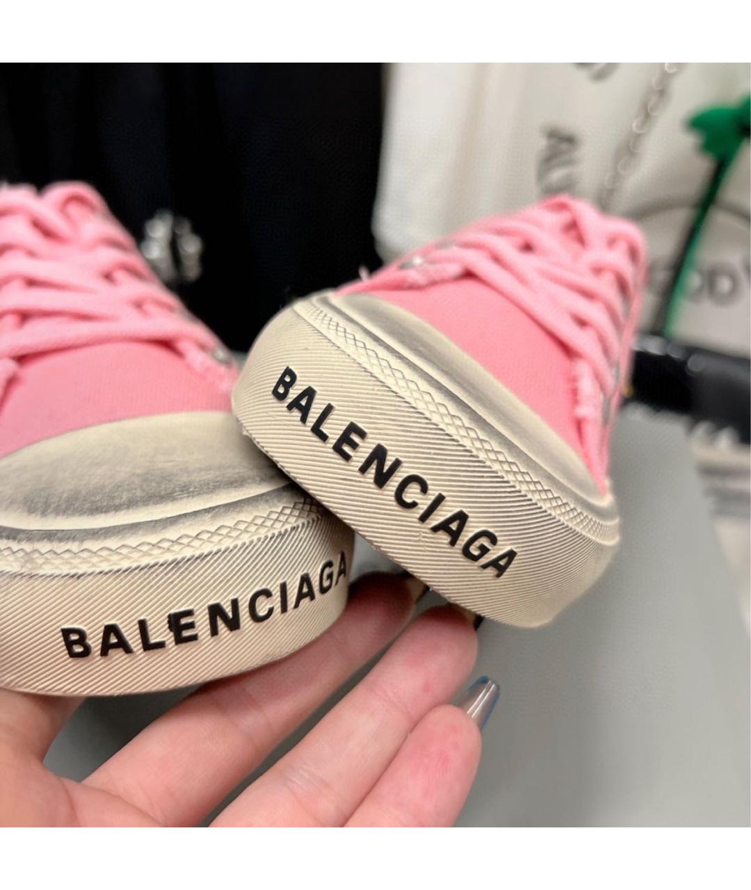 BALENCIAGA Розовые кеды, фото 7