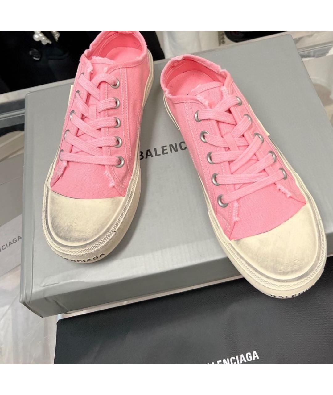 BALENCIAGA Розовые кеды, фото 8