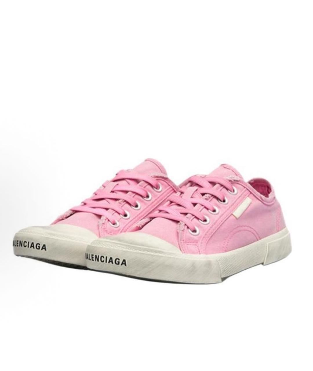 BALENCIAGA Розовые кеды, фото 3