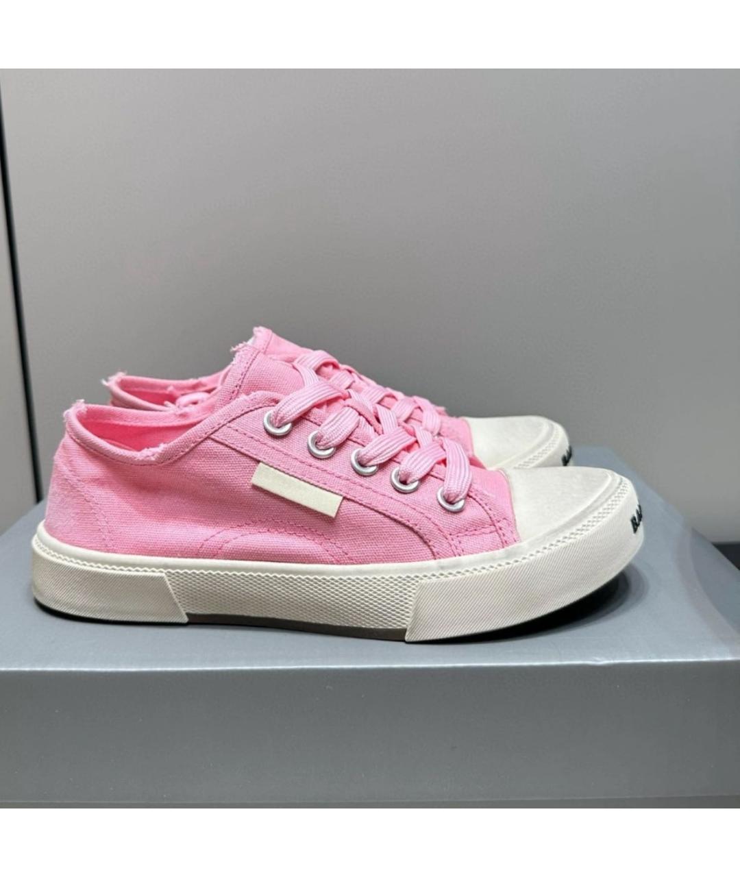 BALENCIAGA Розовые кеды, фото 6