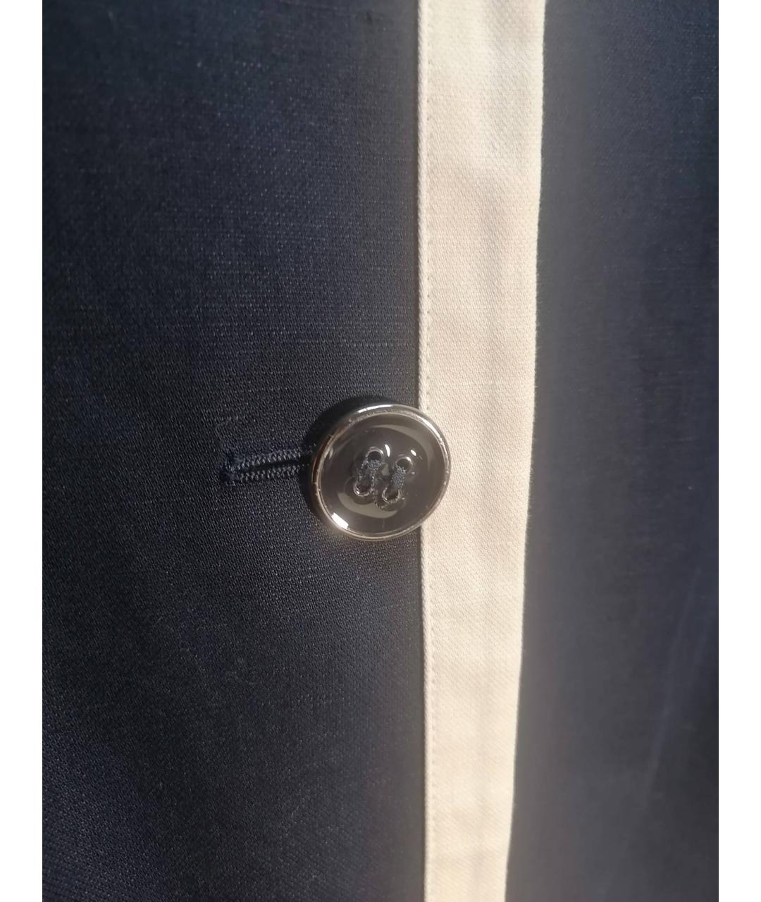 MAX&CO Синий хлопковый жакет/пиджак, фото 4