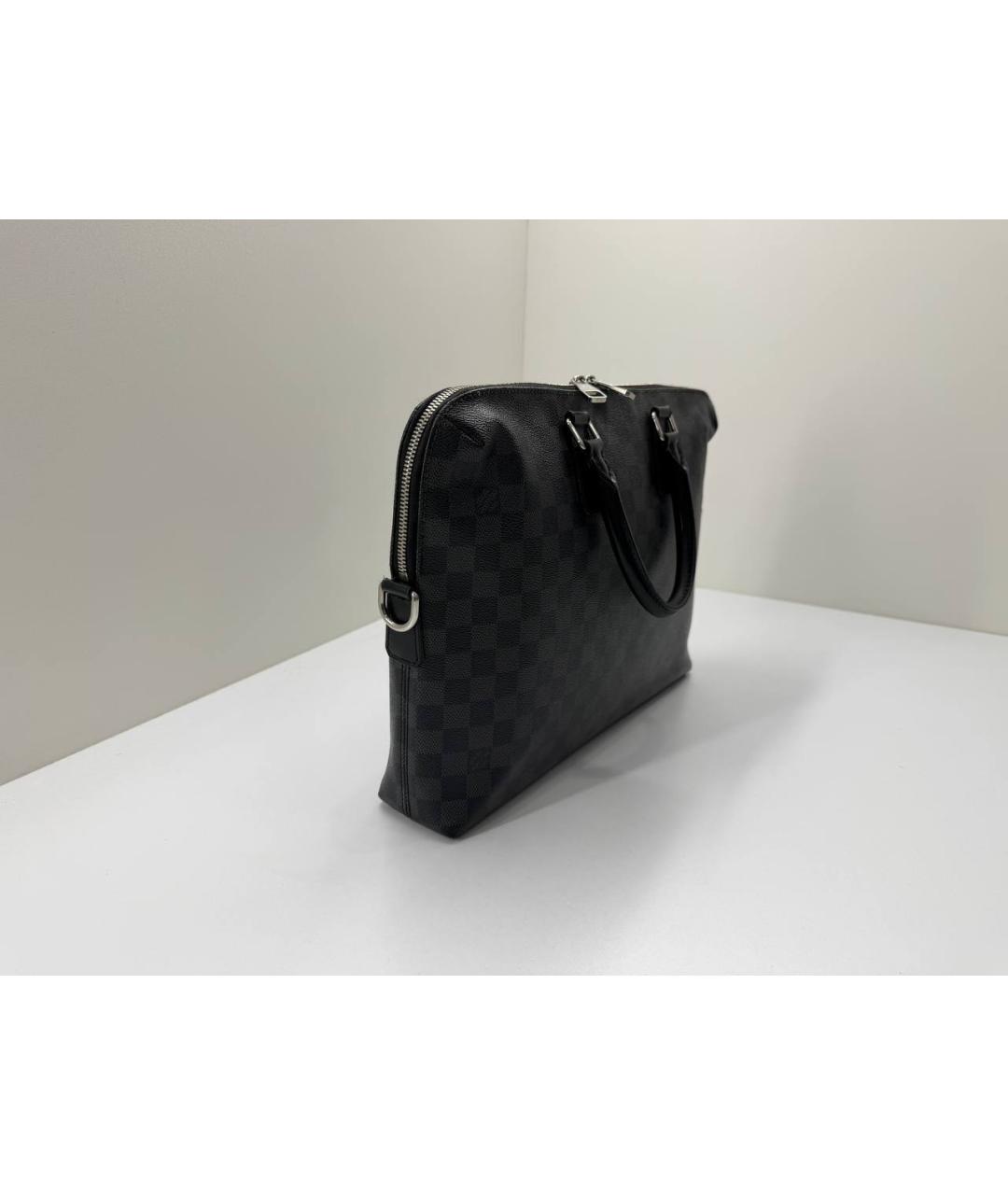 LOUIS VUITTON Черный портфель, фото 8