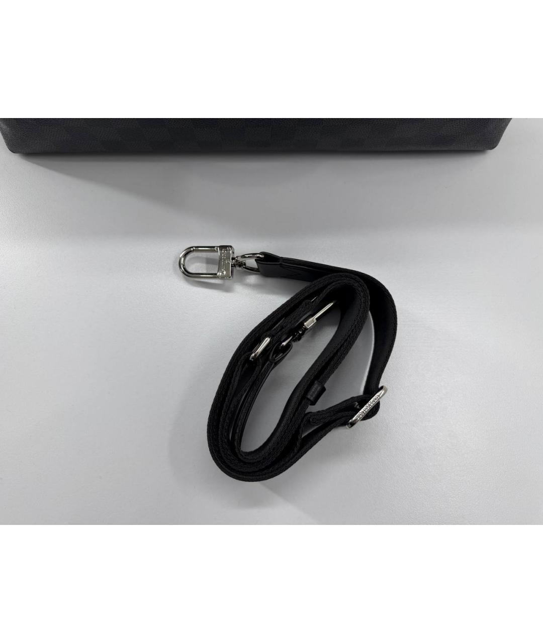 LOUIS VUITTON Черный портфель, фото 4