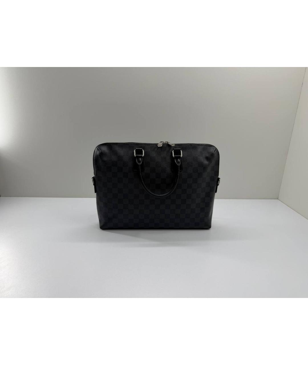 LOUIS VUITTON Черный портфель, фото 2