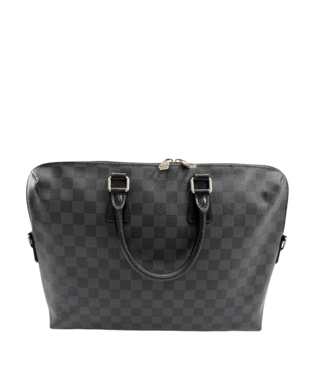 LOUIS VUITTON Черный портфель, фото 1