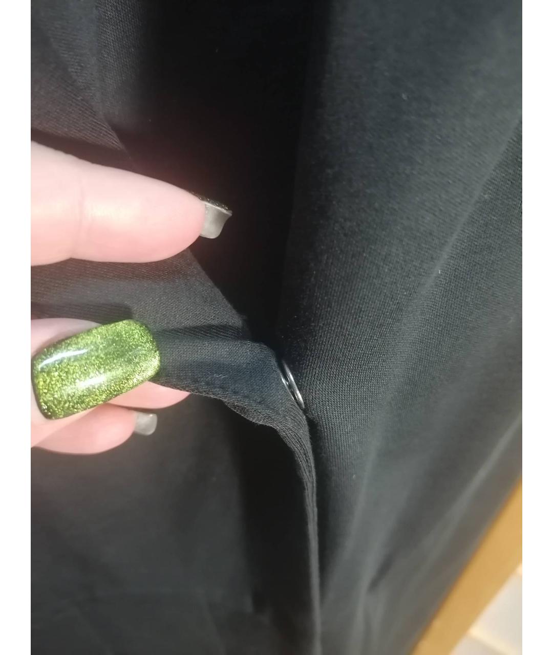 COS Черное хлопковое повседневное платье, фото 3