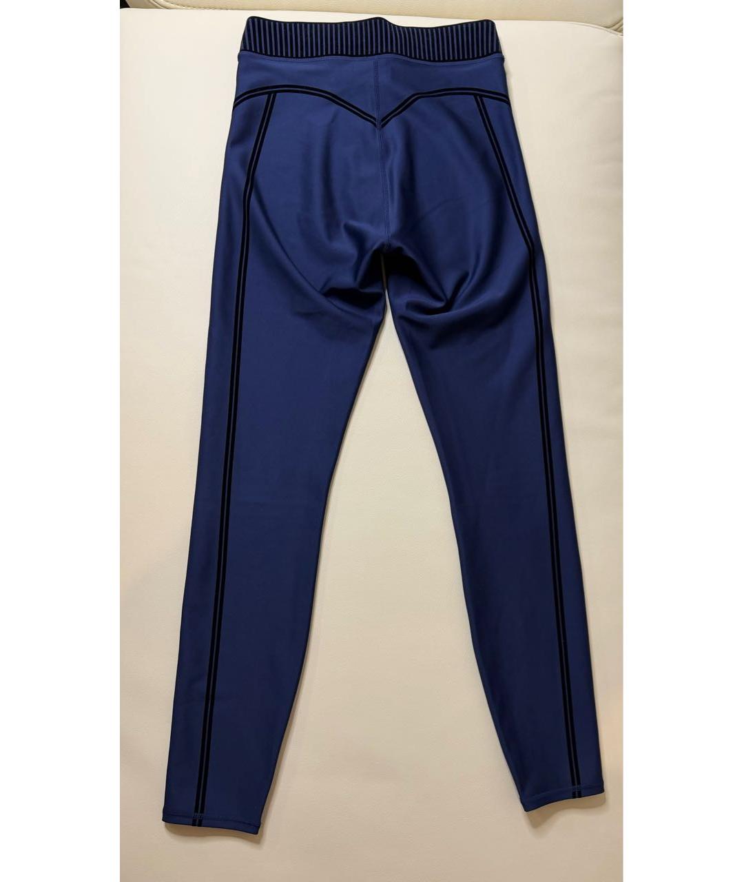 ALO YOGA Темно-синие велюровые спортивные брюки и шорты, фото 2