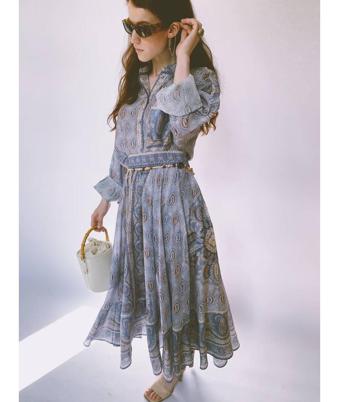 ZIMMERMANN Фиолетовая шелковая рубашка, фото 4