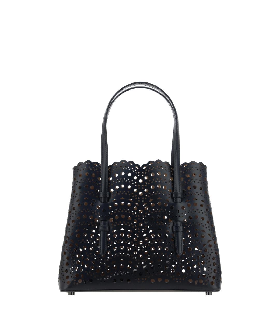 ALAIA Черная кожаная сумка через плечо, фото 1