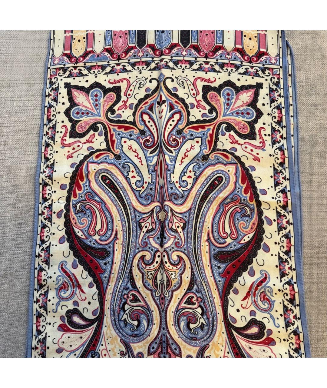 ETRO Мульти шерстяной шарф, фото 3