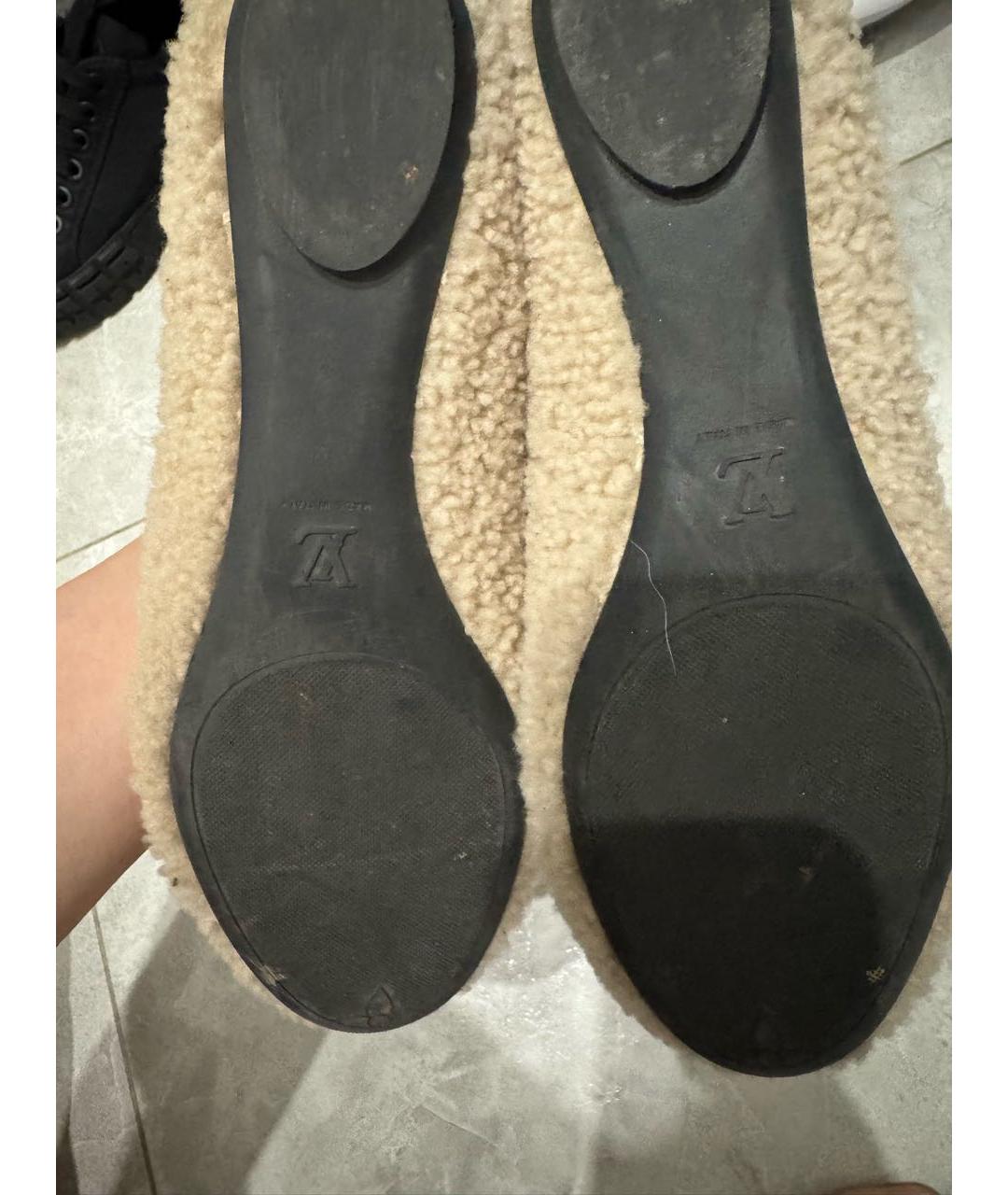 LOUIS VUITTON Бежевые балетки, фото 2