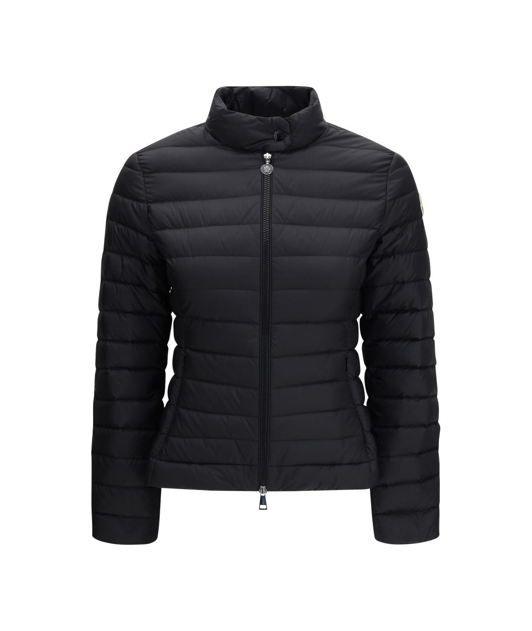 MONCLER Черная синтетическая куртка, фото 1