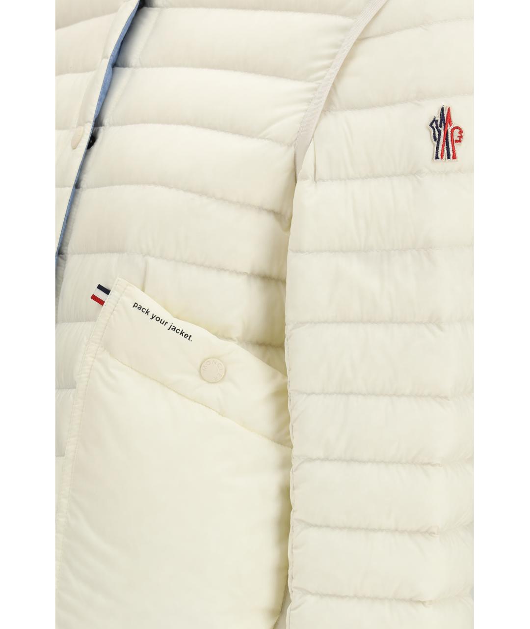 MONCLER GRENOBLE Бежевый пуховик, фото 3