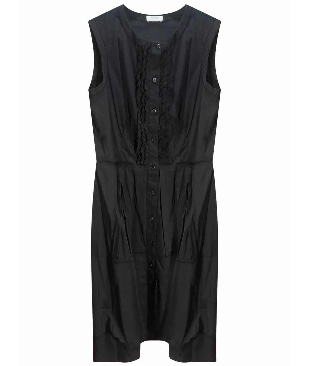 PRADA Черное хлопковое платье, фото 1