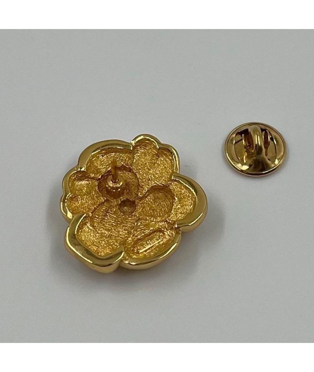 CHRISTIAN DIOR Золотая позолоченная булавка / брошь, фото 2