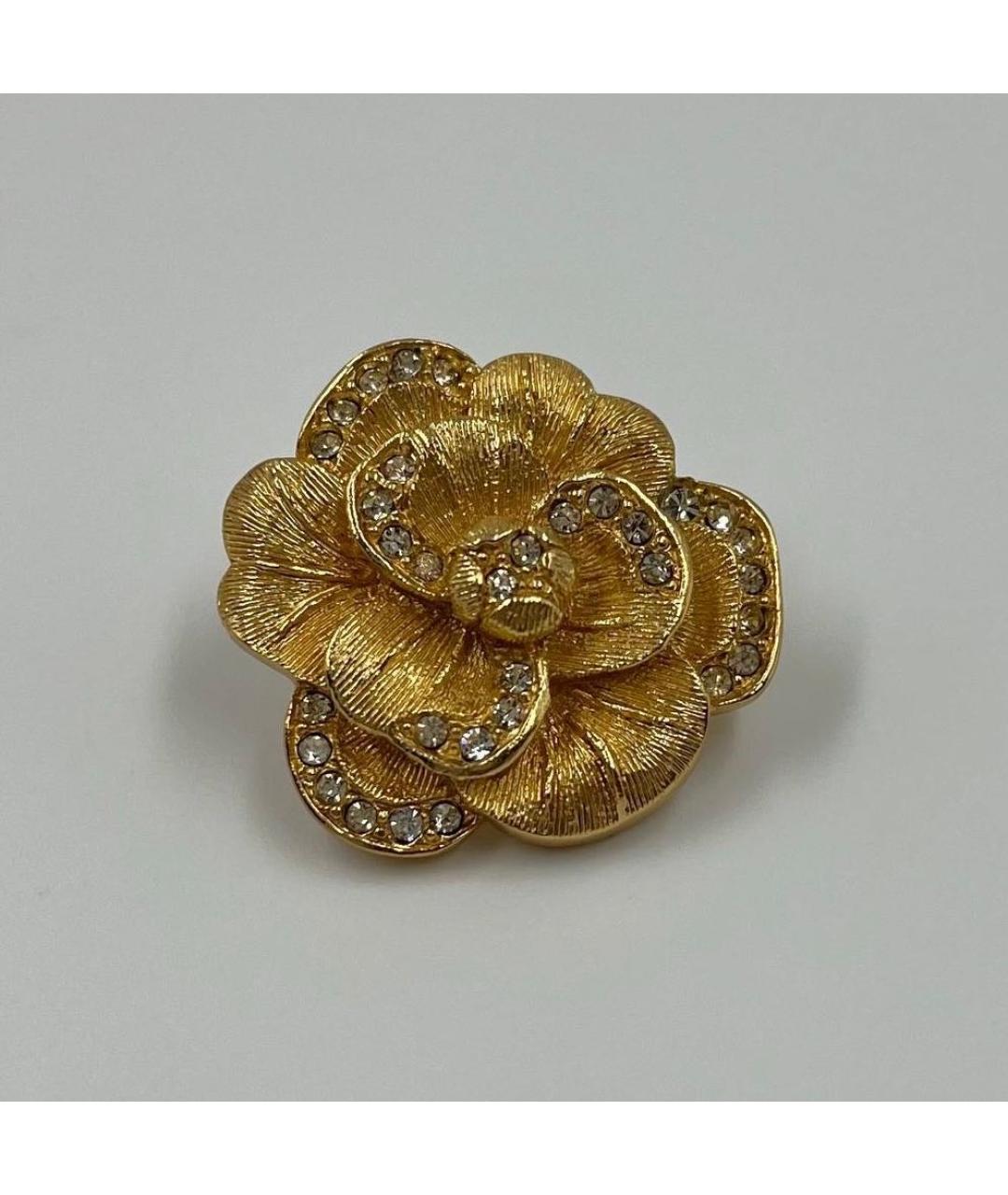 CHRISTIAN DIOR Золотая позолоченная булавка / брошь, фото 8