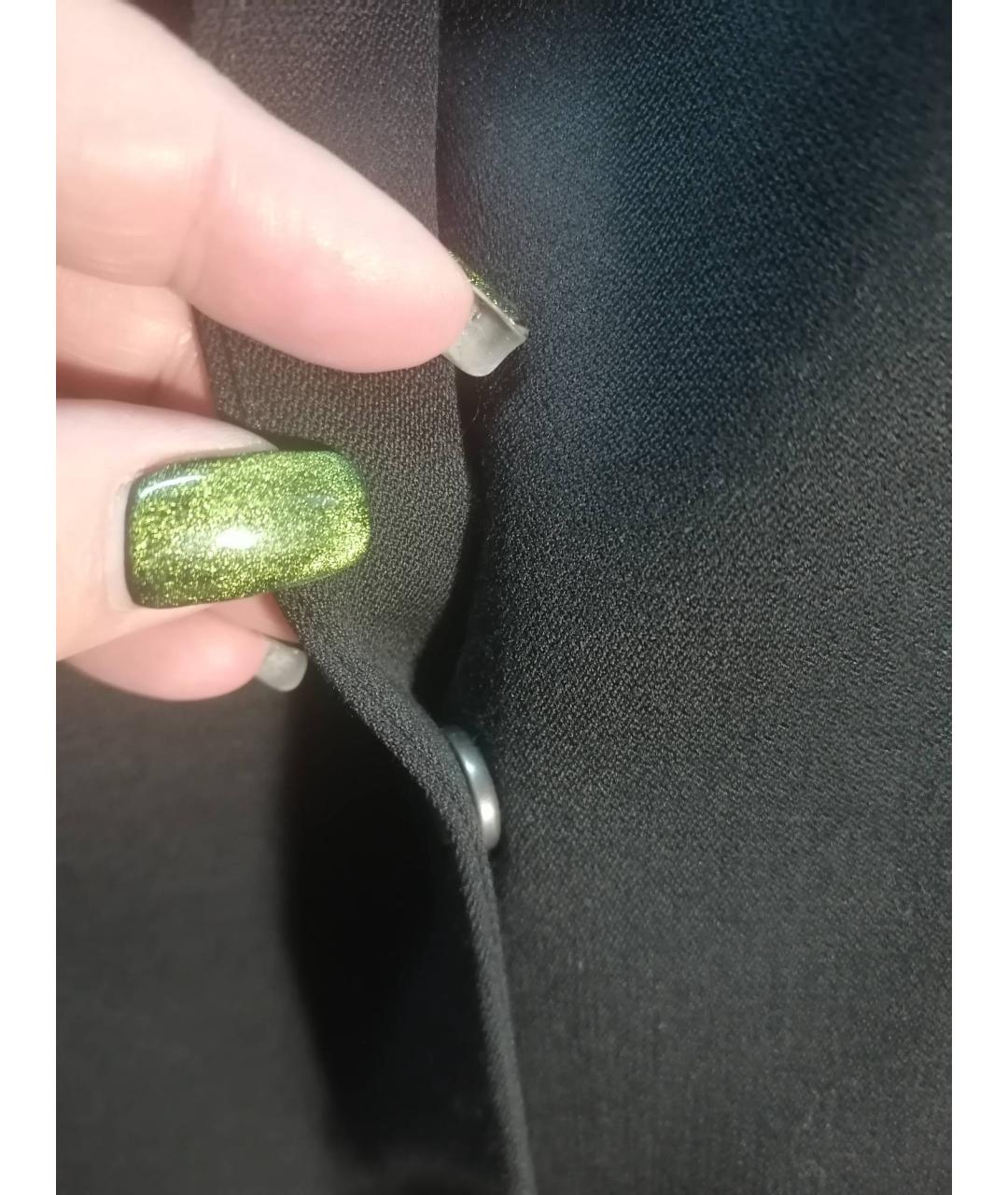 HELMUT LANG Черная шерстяная жилетка, фото 5