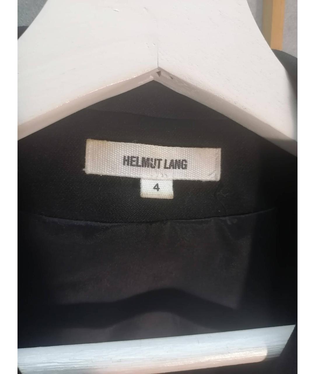 HELMUT LANG Черная шерстяная жилетка, фото 3