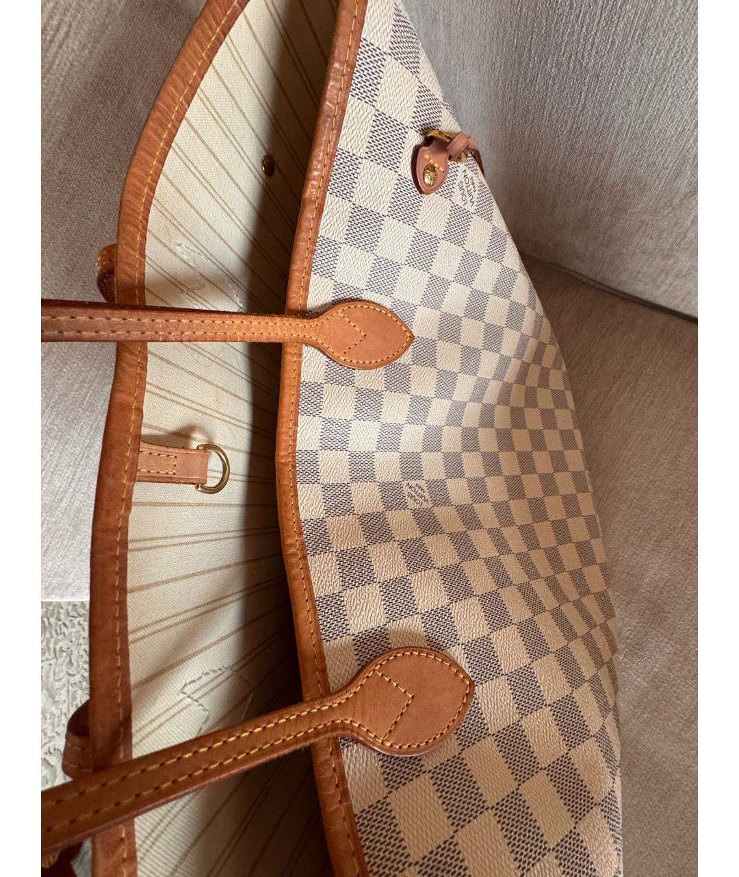 LOUIS VUITTON Белая сумка тоут, фото 2