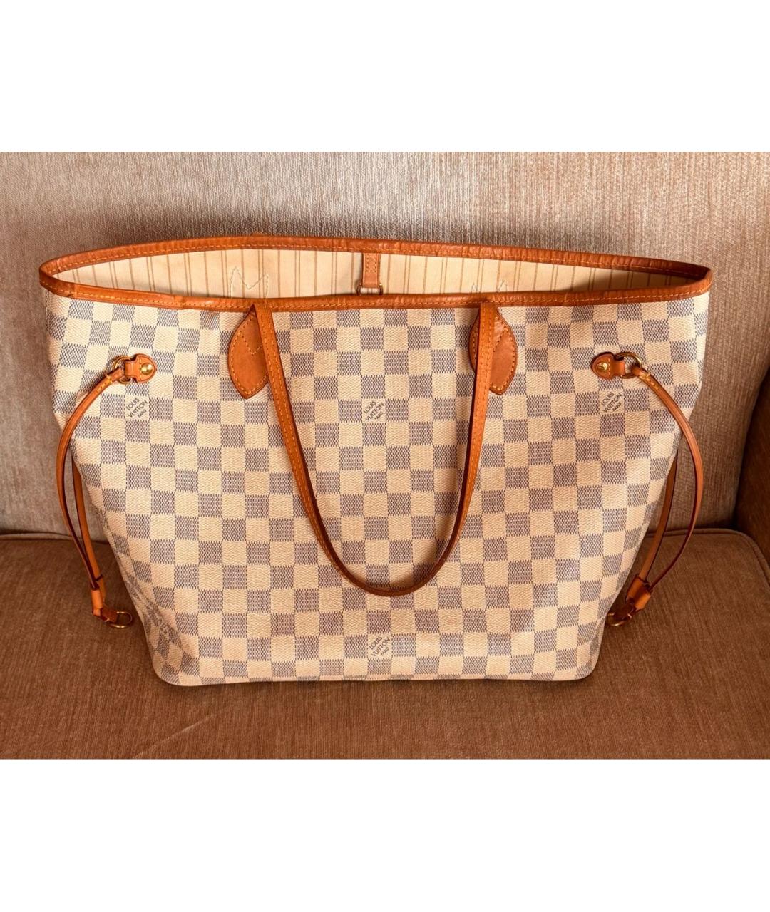 LOUIS VUITTON Белая сумка тоут, фото 9