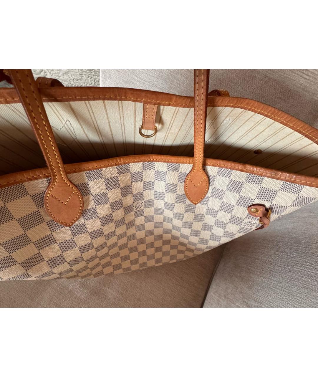 LOUIS VUITTON Белая сумка тоут, фото 3