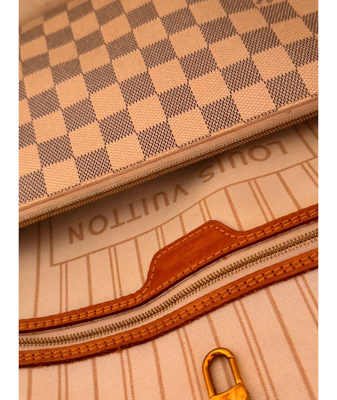 LOUIS VUITTON Белая сумка тоут, фото 6