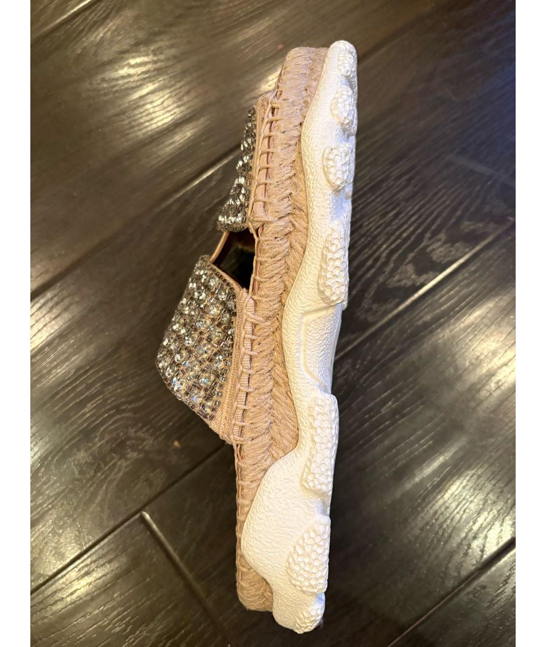 TWIN-SET Серебряные кожаные шлепанцы, фото 2