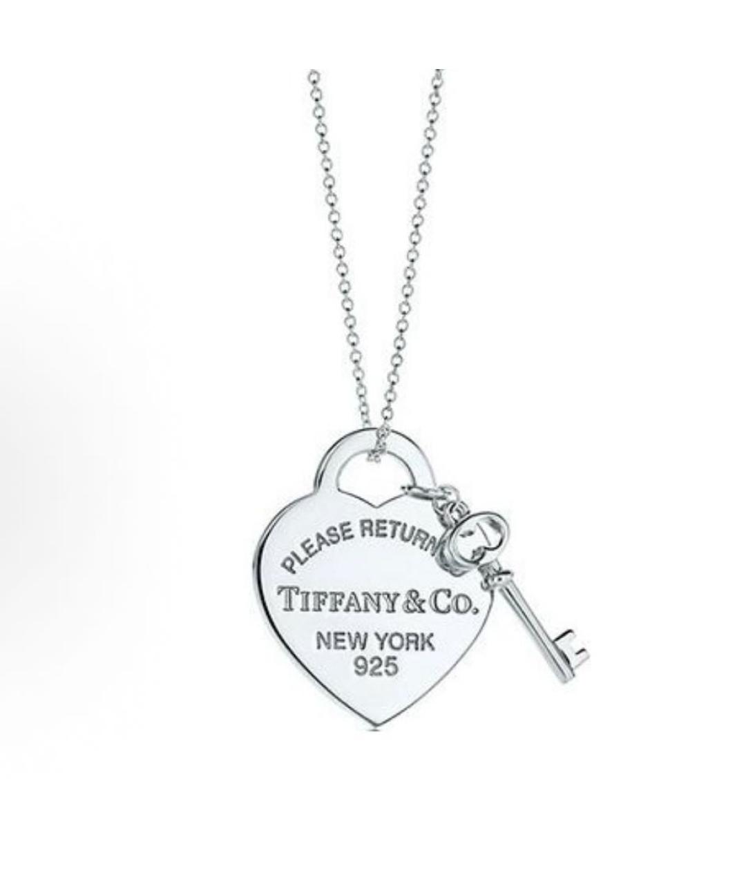 TIFFANY&CO Серебряная серебряная подвеска, фото 7