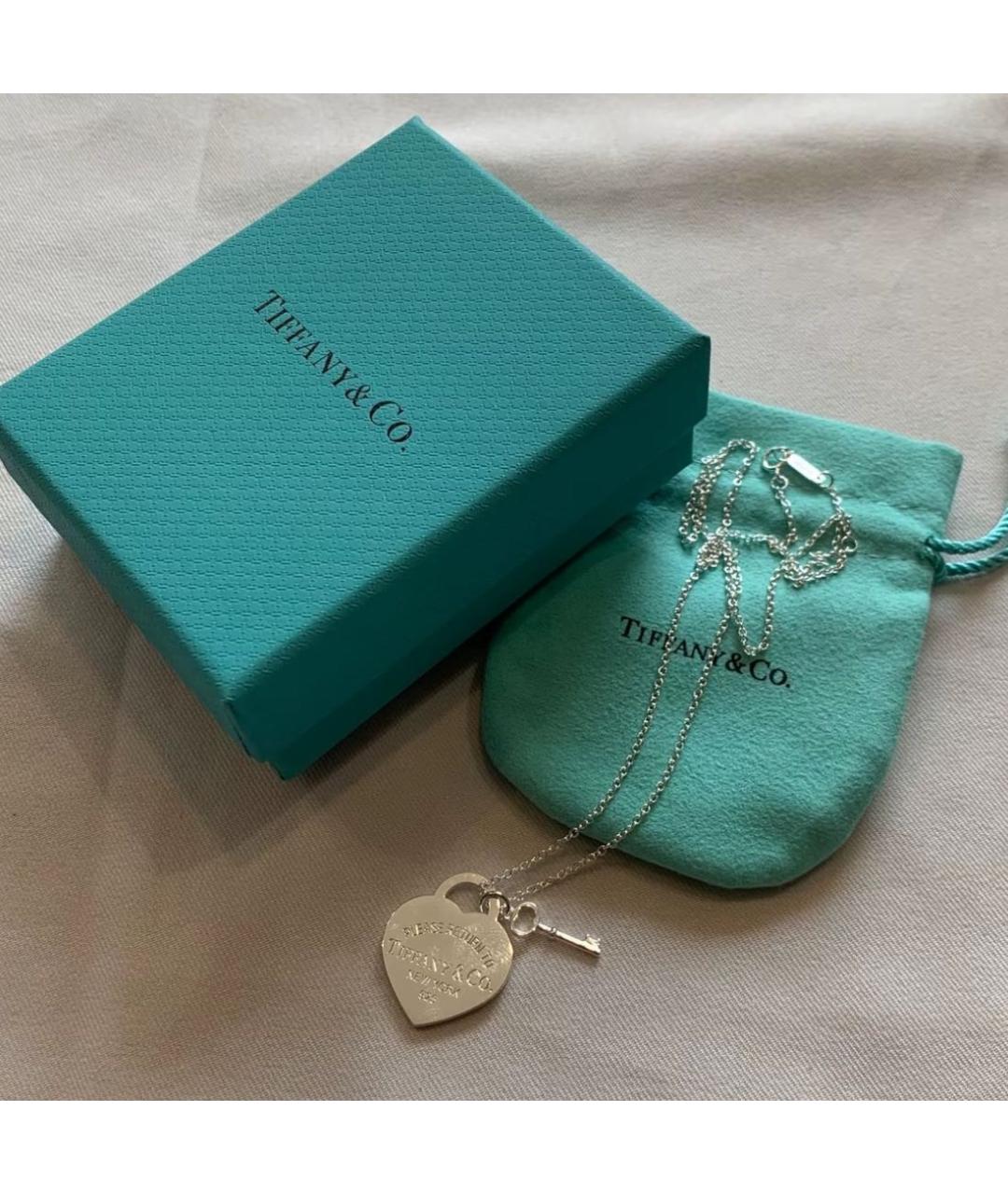 TIFFANY&CO Серебряная серебряная подвеска, фото 6