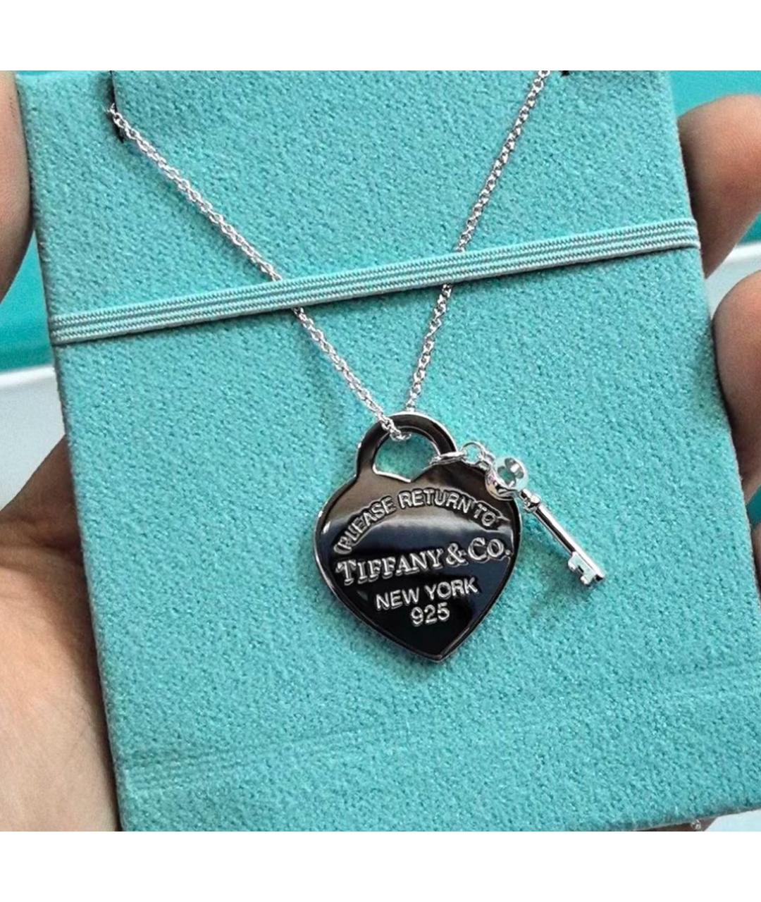 TIFFANY&CO Серебряная серебряная подвеска, фото 3