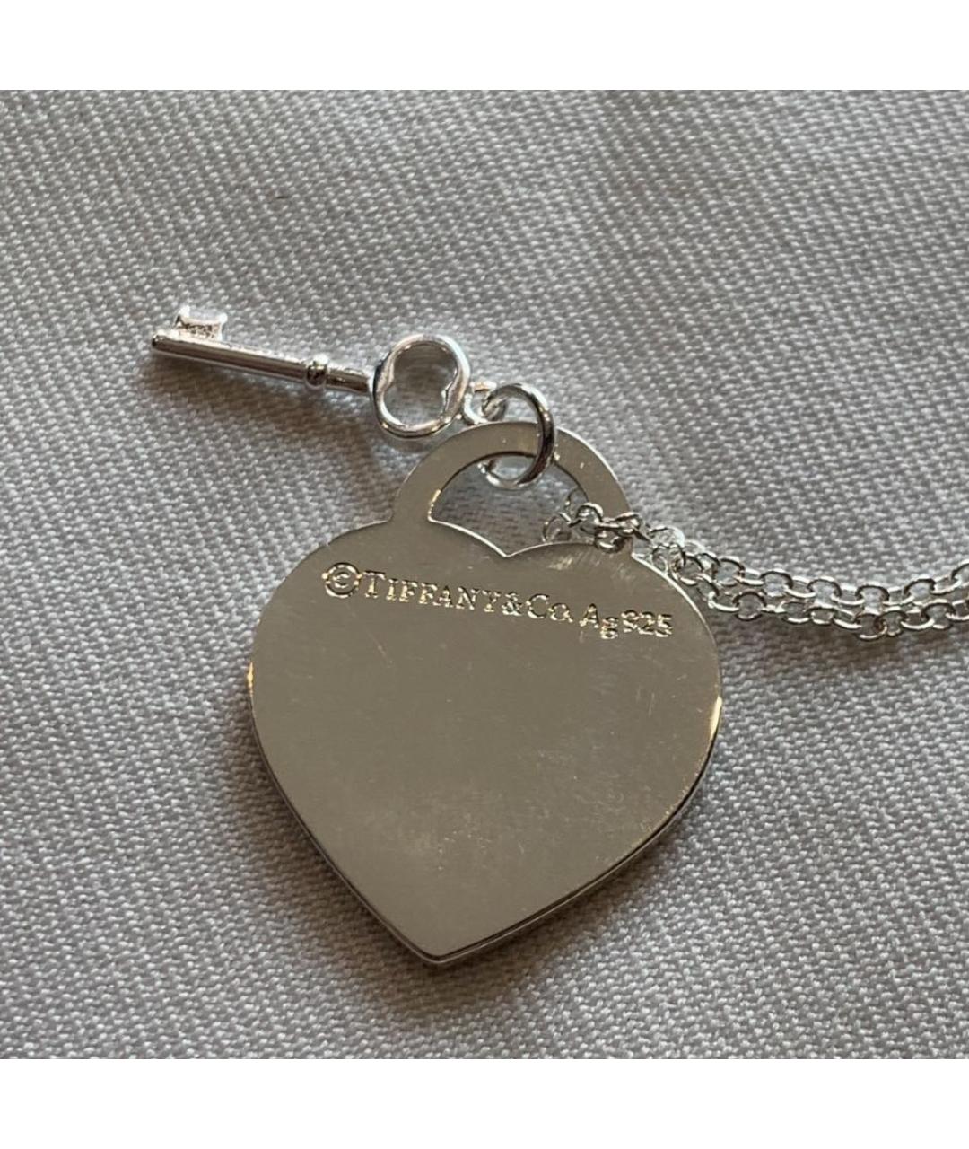 TIFFANY&CO Серебряная серебряная подвеска, фото 5