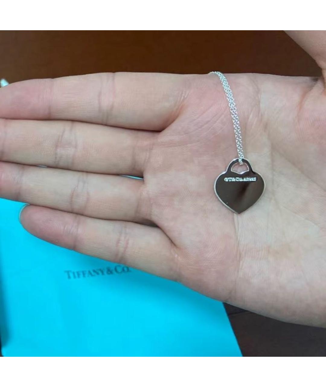 TIFFANY&CO Серебряная серебряная подвеска, фото 6