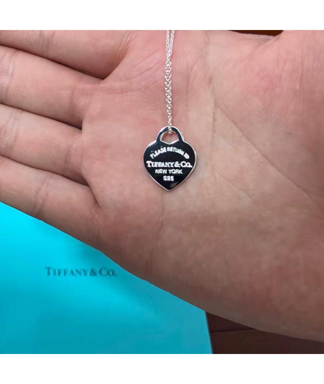 TIFFANY&CO Серебряная серебряная подвеска, фото 7