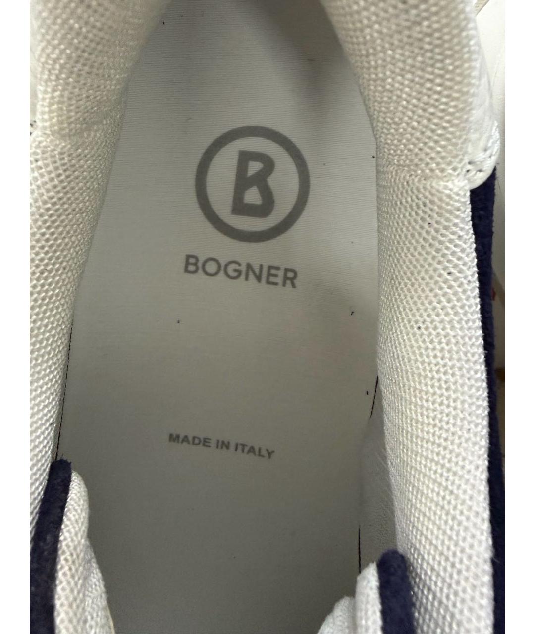 BOGNER Темно-синие замшевые низкие кроссовки / кеды, фото 3