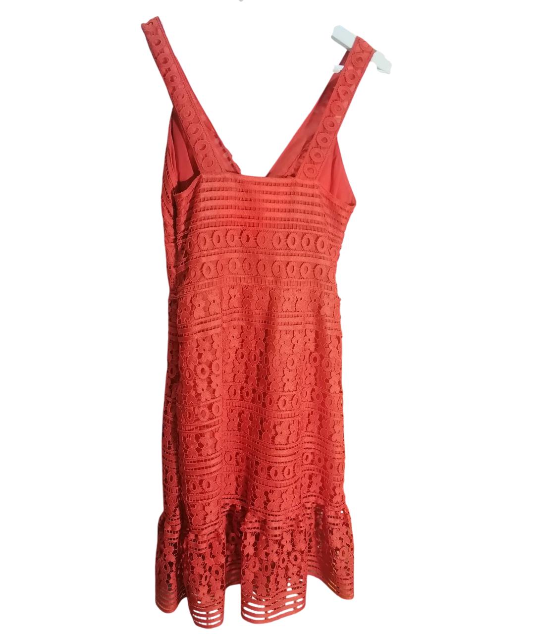 DIANE VON FURSTENBERG Красное полиэстеровое коктейльное платье, фото 2