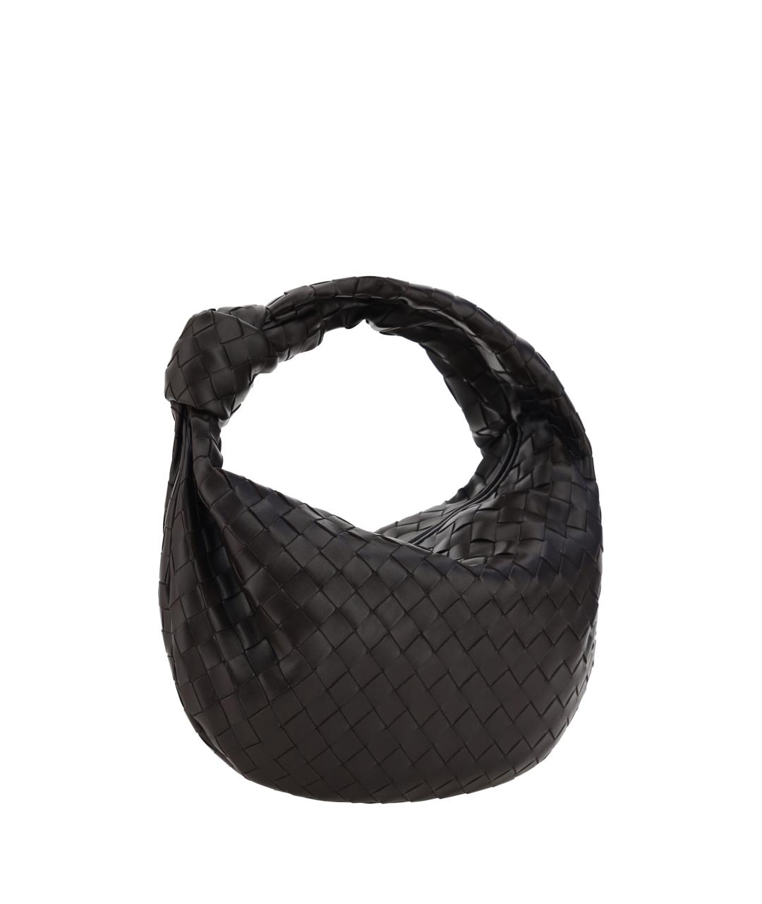 BOTTEGA VENETA Коричневая кожаная сумка с короткими ручками, фото 2