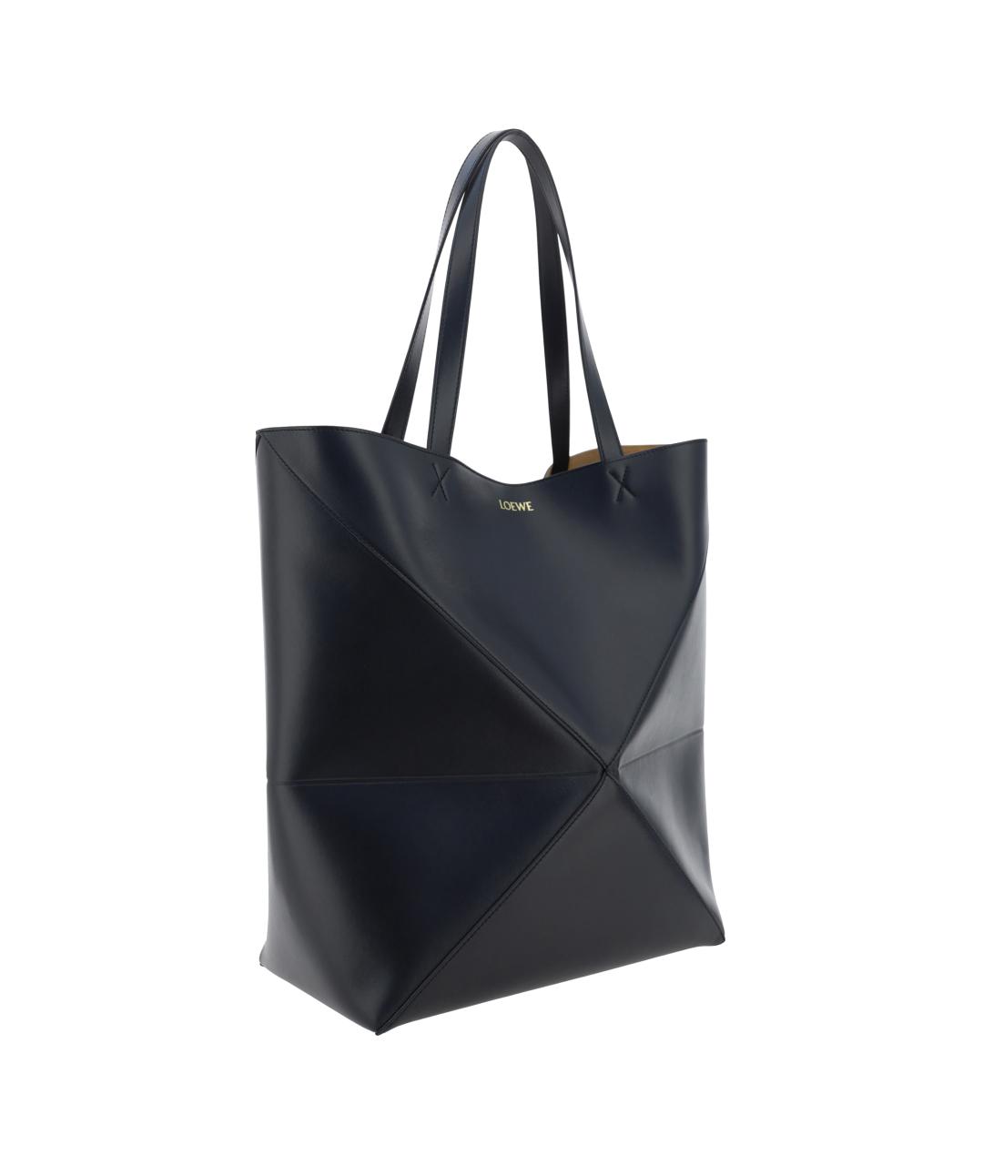 LOEWE Черная кожаная сумка на плечо, фото 2