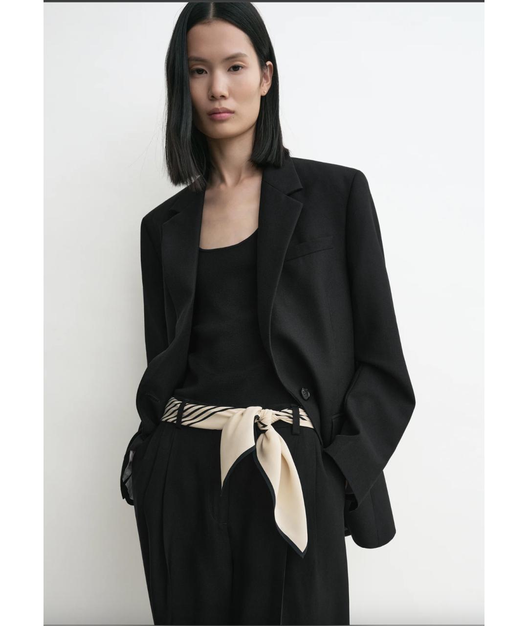 TOTEME Бежевый шелковый платок, фото 3